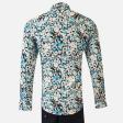 Print Blue Shirt : Ditto