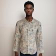 Print Blue Shirt : Ditto