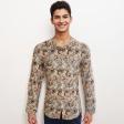 Print Brown Shirt : Ditto