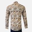Print Brown Shirt : Ditto