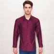 Self Design Maroon Shirt : Ditto