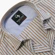 Stripes Brown Shirt : Business