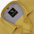 Stripes Yellow Shirt : Business