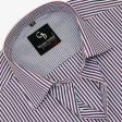 Stripes Purple Shirt : Business