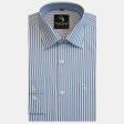 Stripes Blue Shirt : Business