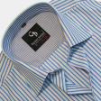 Stripes Blue Shirt : Business