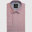 Stripes Mauve Shirt : Business