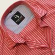 Stripes Red Shirt : Business