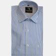 Stripes Blue Shirt : Business
