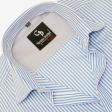 Stripes Blue Shirt : Business