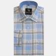 Checks Blue Shirt : Business