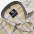 Checks Fawn Shirt : Business