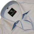 Plain Aqua Blue Shirt : Business