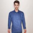 Plain Dark Blue Shirt : Business