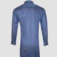 Plain Dark Blue Shirt : Business