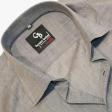 Plain Dark Gray Shirt : Business