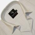 Stripes Peach Shirt : Business