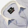 Stripes Dark Blue Shirt : Business