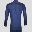 Self Design Navy Blue Shirt : Business