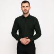Checks Dark Green Shirt : Business