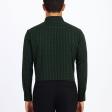 Checks Dark Green Shirt : Business
