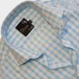 Checks Light Blue Shirt : Business