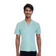 Combination Aqua Blue T-shirt : Regular