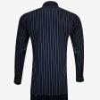 Combination Navy Blue Shirt : Party