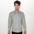Self Design Blue Shirt : Business