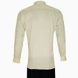 Self Design Cream Shirt : Business