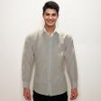 Self Design White Shirt : Business