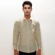 Stripes Peach Shirt : Business