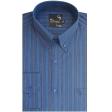 Stripes Dark Blue Shirt : Business