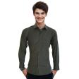 Checks Dark Gray Shirt : Business