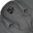 Checks Dark Gray Shirt : Business