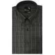 Checks Dark Gray Shirt : Business