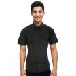Checks Dark Gray Shirt : Business
