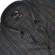 Checks Dark Gray Shirt : Business