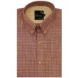 Checks Rust Shirt : Business