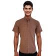 Checks Rust Shirt : Business