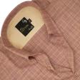 Checks Rust Shirt : Business