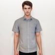 Self Design Blue Shirt : Business