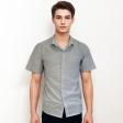 Self Design Light Gray Shirt : Business