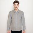 Self Design Light Blue Shirt : Business