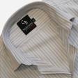 Stripes Light Green Shirt : Business