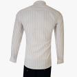 Stripes Peach Shirt : Business