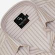 Stripes Peach Shirt : Business