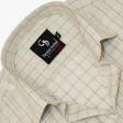 Checks Light Green Shirt : Business