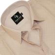 Self Design Peach Shirt : Business
