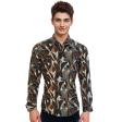 Print Brown Shirt : Ditto